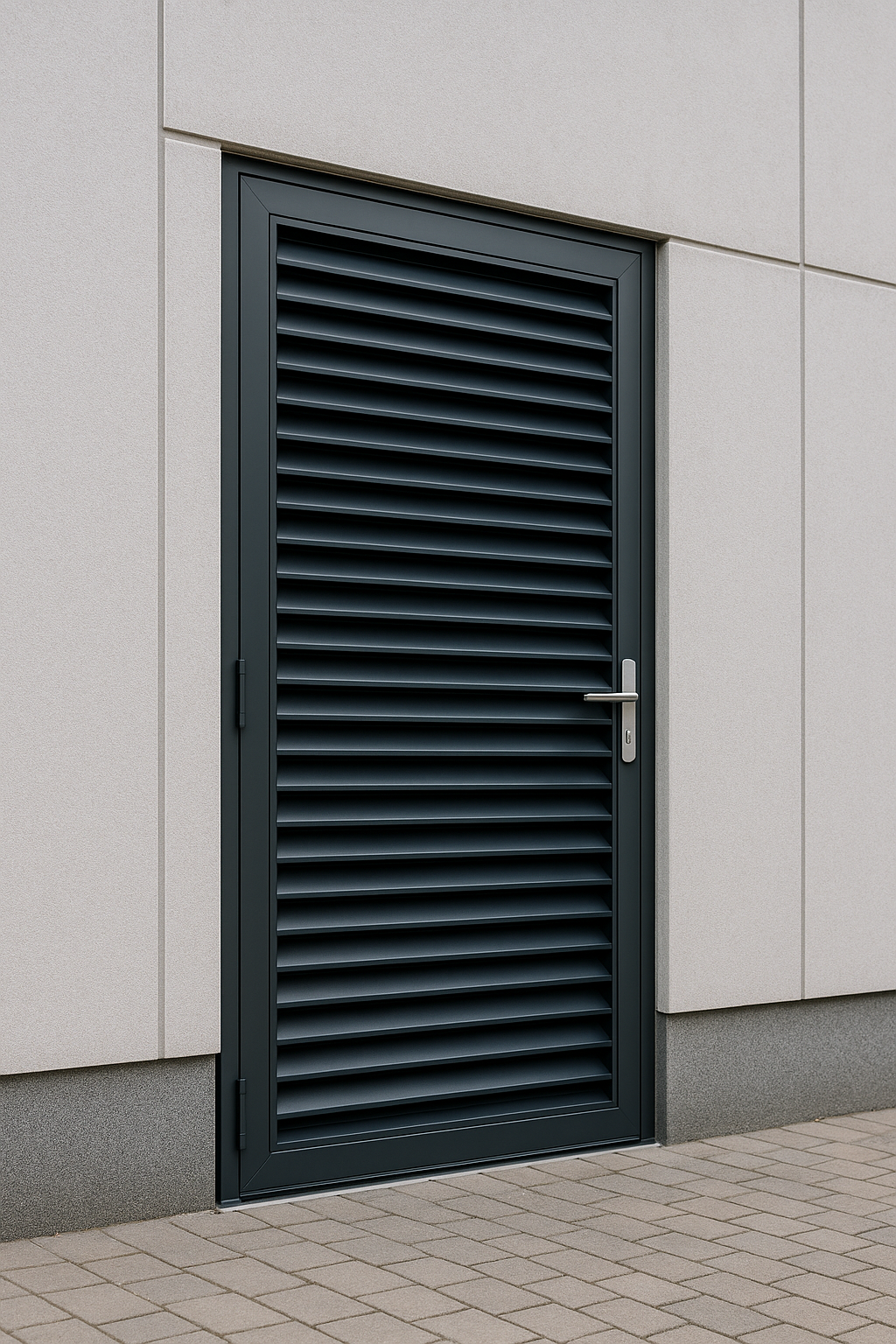aluminium louvred doors - professional louvred doors available in London from UK manufacturers