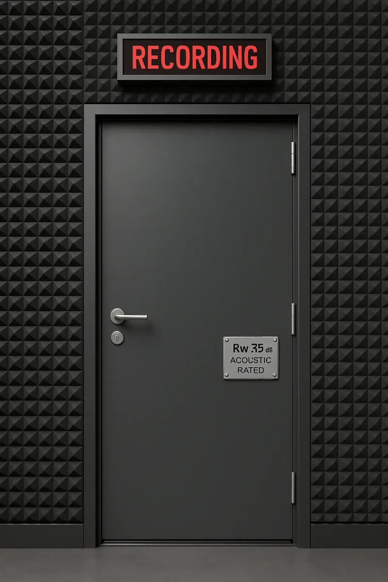 acoustic rated steel doors - professional steel doors available in Leeds from UK manufacturers
